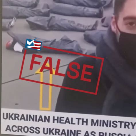 Viral Video Of Ukraine War ‘Crisis Actors’ In Body Bags Is Totally Fake